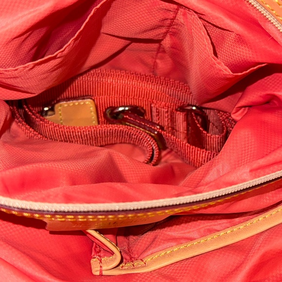 MZ Wallace Coral Polka Dot Medium Sutton Quilted Tote Bag Print w/STRAP RARE HTF - Picture 13 of 13